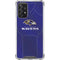 NFL Baltimore Ravens Team Jersey Galaxy A72 5G Clear Case